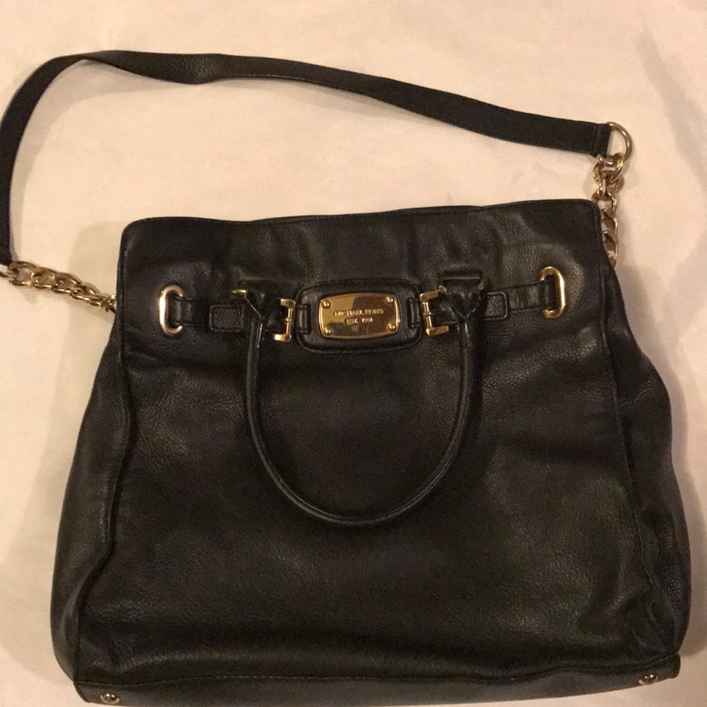 💯authentic MK large black Hamilton bag